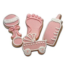 CFA3 - Baby Girl Cookie Favors